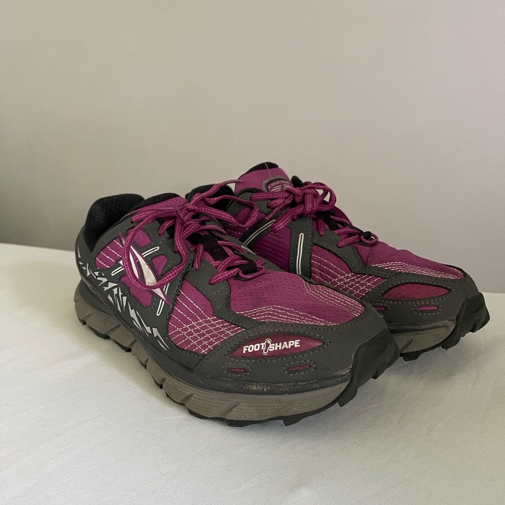 Altra Lone Peak 3.5 Womens 9.5 Running Athletic Shoes Purple AFW1755F-5